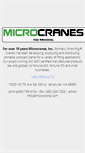 Mobile Screenshot of microcranes.com